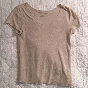 Cream knitted top, size small by Aeropostale.
